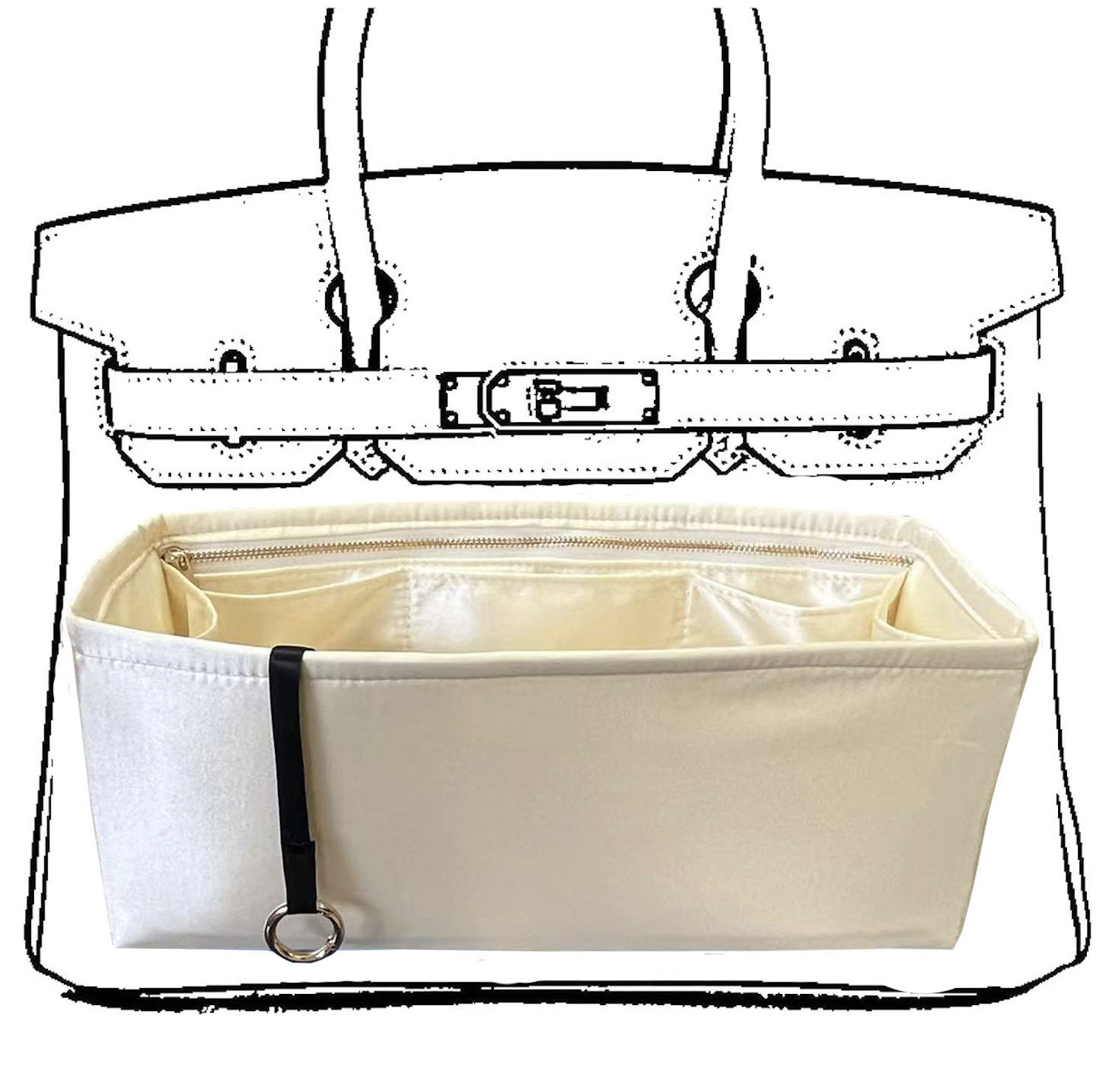 Luxury Skincare Organizer - Taschenorganizer für Birkin S 25 30