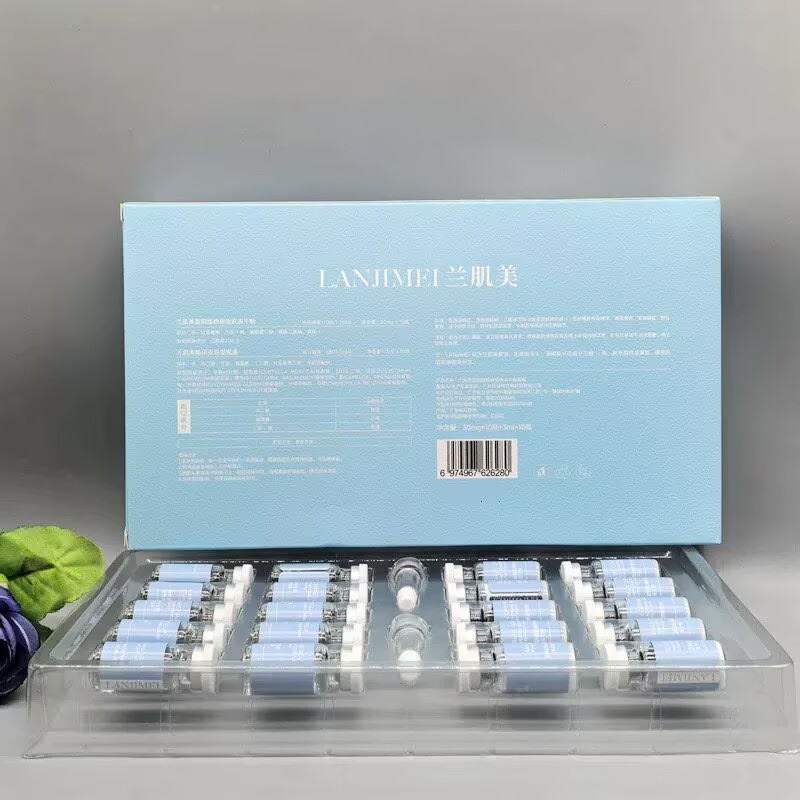 Oligopeptide Wrinkle - Blaues Kupferpeptid Gefriergetrocknetes Pulver-Set Oligopeptid Anti-Falten
