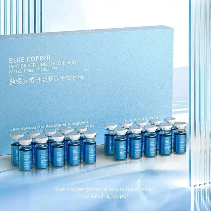 Oligopeptide Wrinkle - 20 Stück Oligopeptid Anti-Falten Essenz Blaues