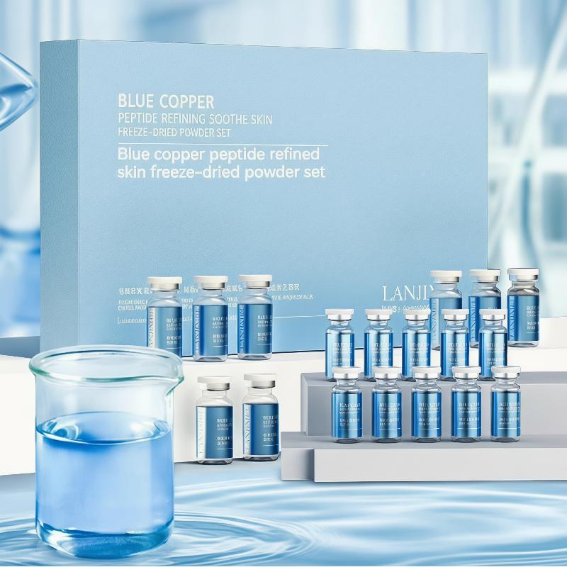 Oligopeptide Wrinkle - 20 Stück Oligopeptid Anti-Falten Essenz Blaues