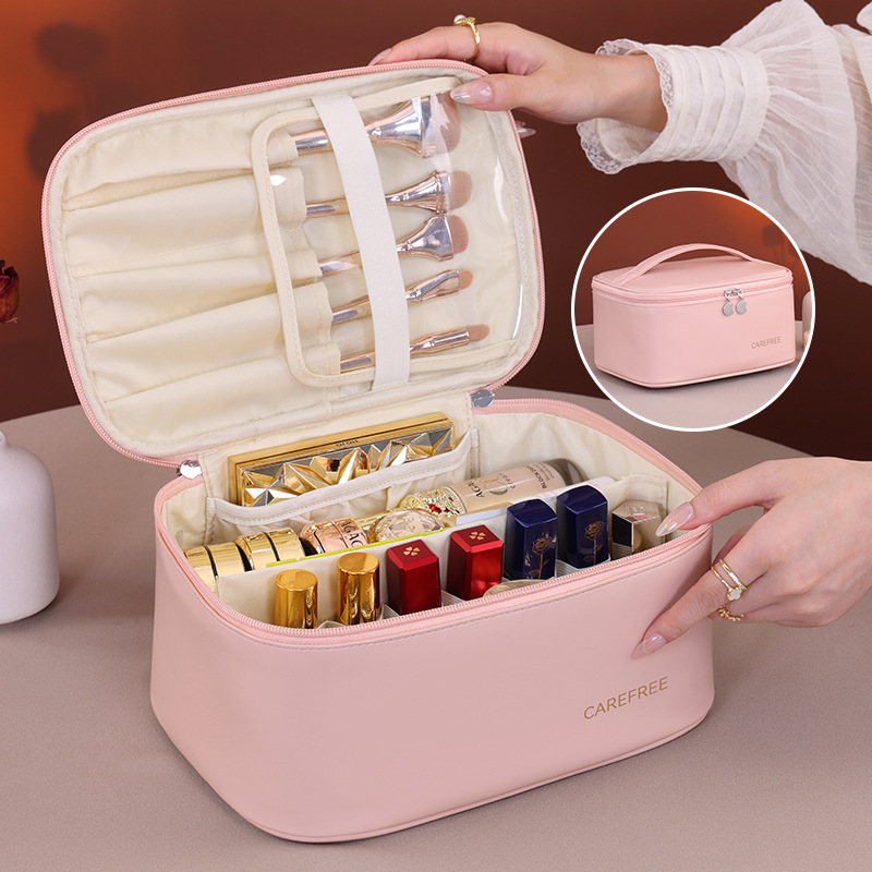 Luxuriöse PU-Make-up-Tasche fü – Luxury Skincare Organizer Bewertung und Preis
